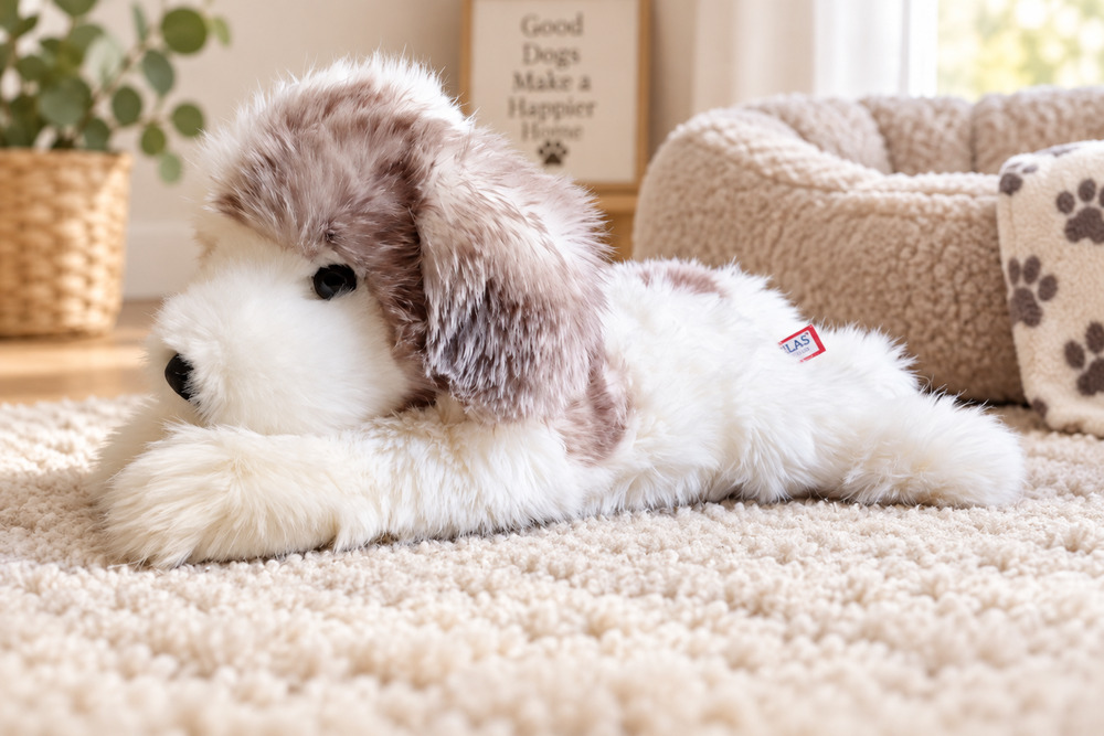 Douglas River DLux Great Pyrenees Plush Dog #2416 19” Cuddle Toy